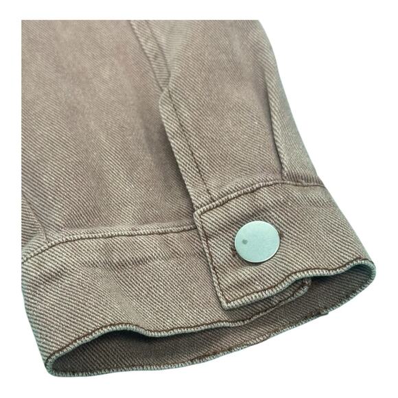 UPCYCLED NWT Lumister Women 2XL Red Denim Aztec Thunderbird Embroidered Shacket - Picture 9 of 16